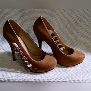 Just Fabulous brown stilettos
